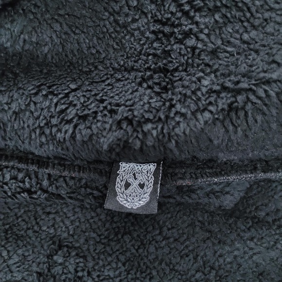 Dixxon Snap-on High Impact Jacket Mens 2XL Orange Black Plaid Sherpa Lined - Picture 11 of 16